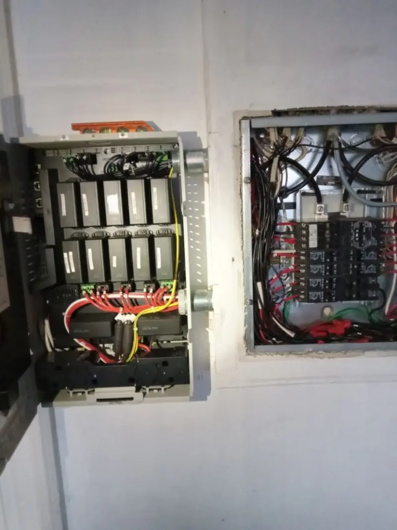 Electrical panel upgrade completed for Ring Doorbell Installation in Dunn Loring